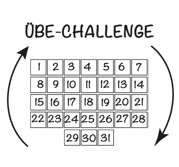 31 Tage Übe Challenge