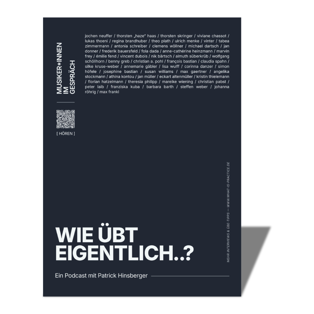Jubiläumsposter "Wie übt eigentlich..?"