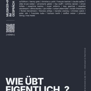 Jubiläumsposter "Wie übt eigentlich..?"
