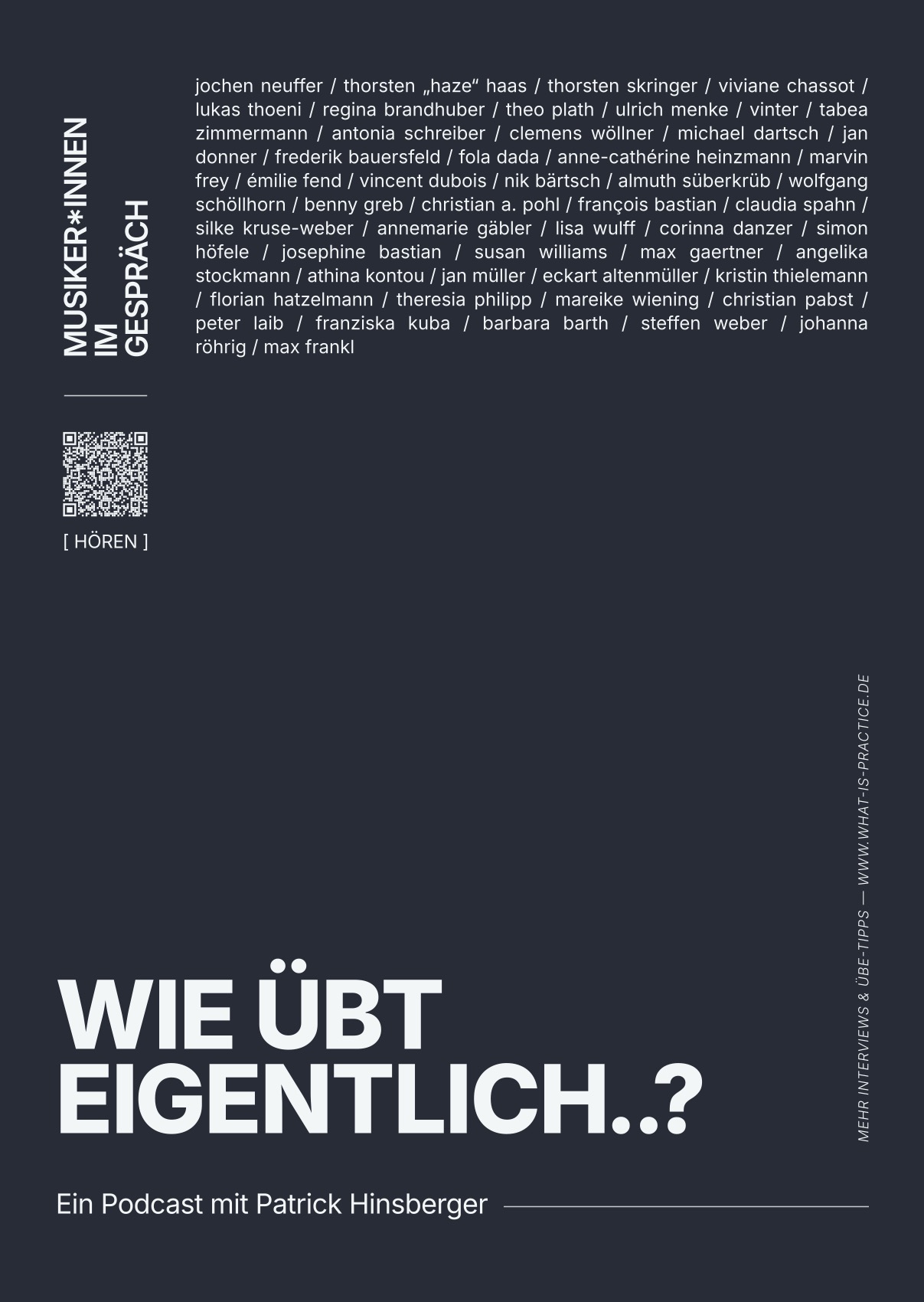 Jubiläumsposter „Wie übt eigentlich..?“